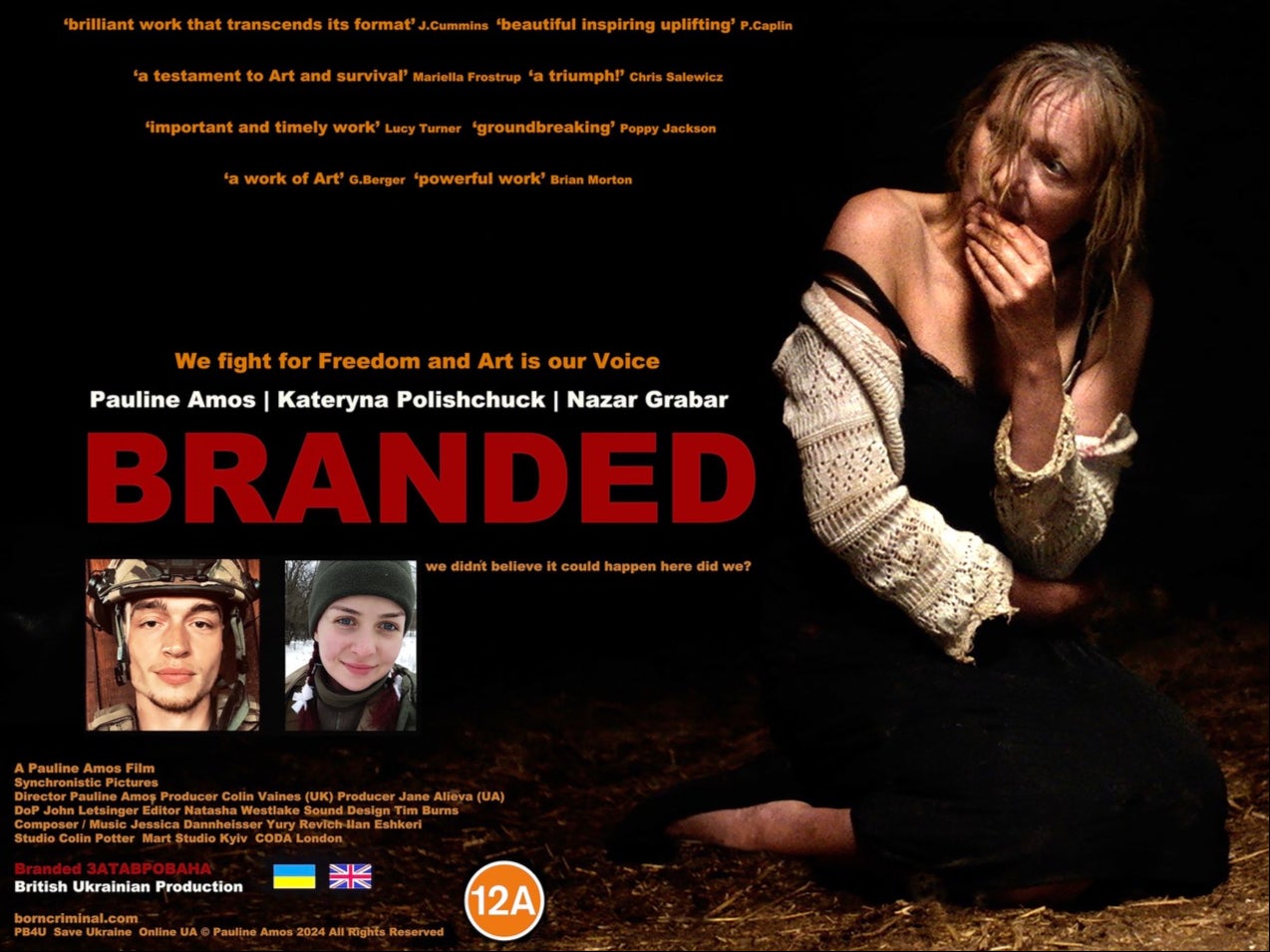 The film poster for ‘Branded’