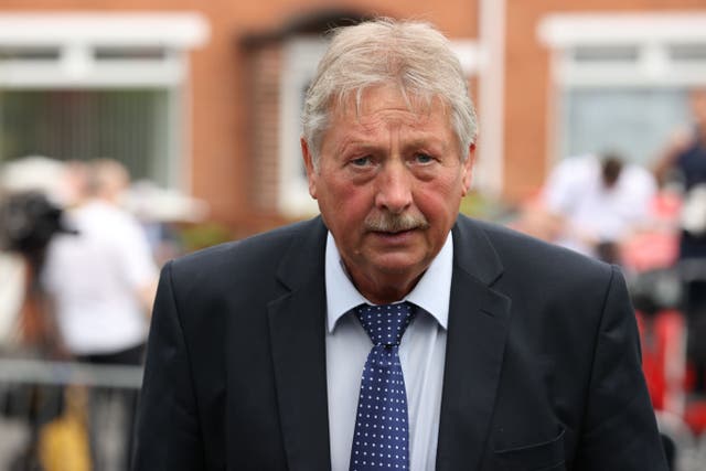 DUP MP Sammy Wilson has stepped down as his party’s chief whip at Westminster (Liam McBurney/PA)