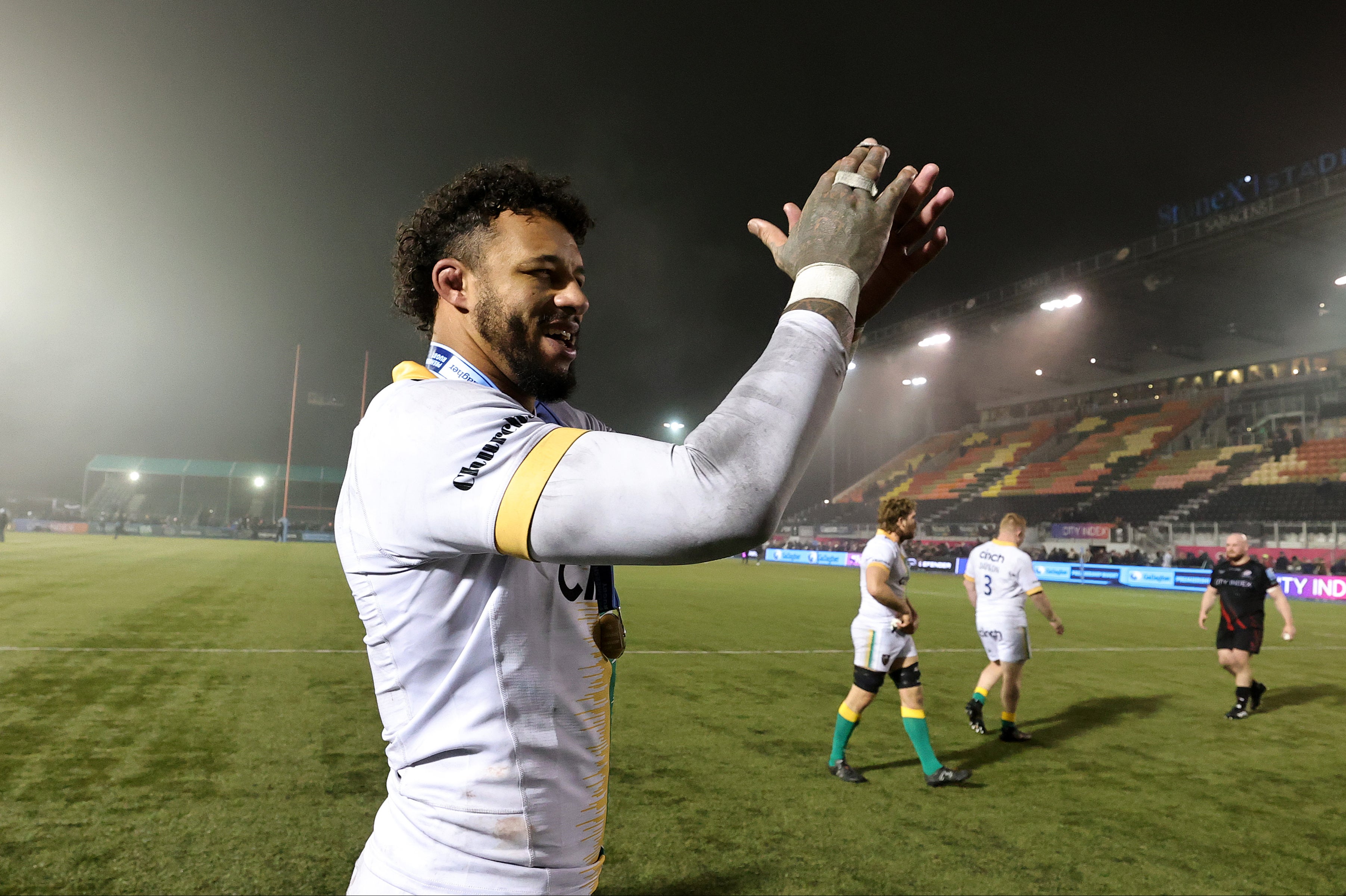 Courtney Lawes will leave Northampton at the end of the season