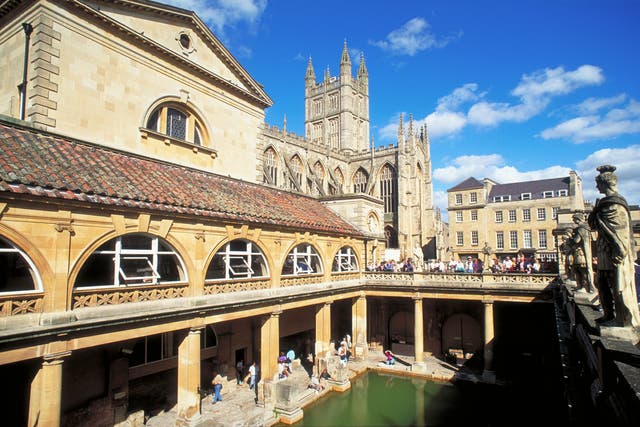 <p>The Roman Baths are among the attractions in Bath which make it a Unesco world heritage site</p>