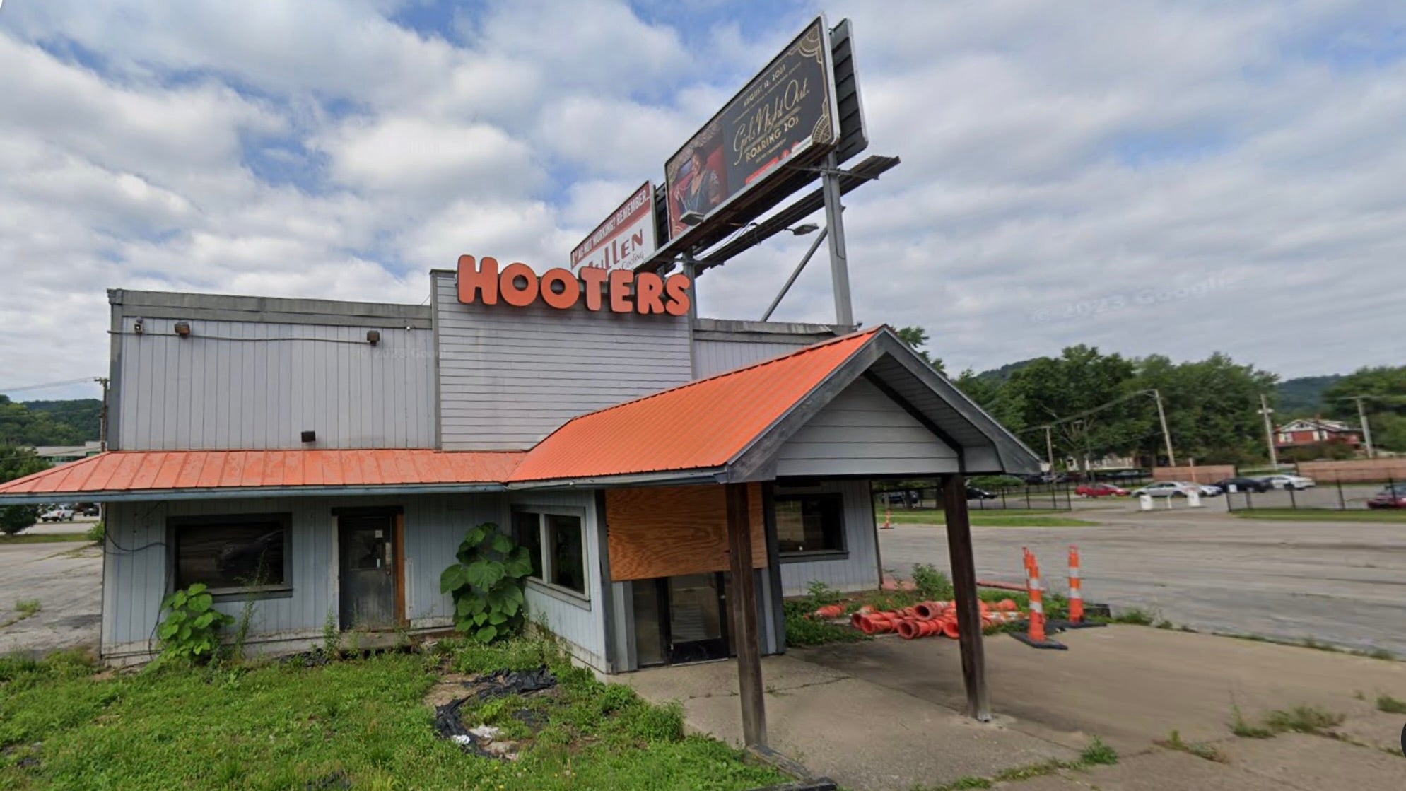 The residents of Charleston, West Virginia are holding a candlelit vigil ahead of the demolition of their local Hooters.