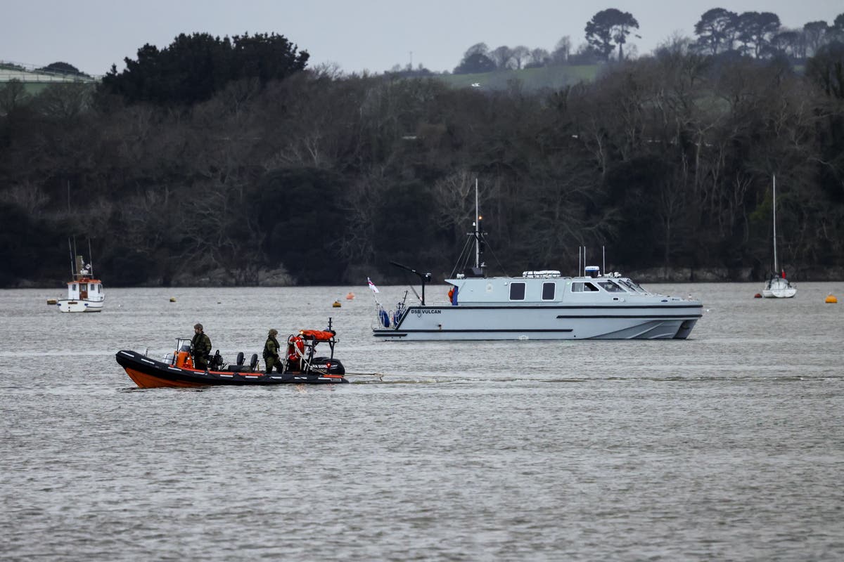 Ministry of Defence confirms 500kg bomb found in Plymouth detonated at sea