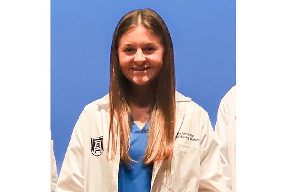 Laken Hope Riley, in an undated photo provided by Augusta University. The nursing student’s body was found on the University of Georgia campus after not returning from a run