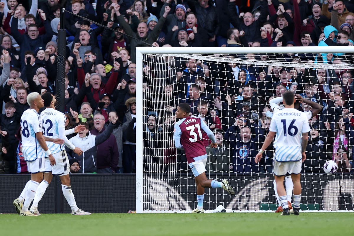 Aston Villa vs Nottingham Forest LIVE: Premier League latest updates as Leon Bailey scores Villa’s fourth