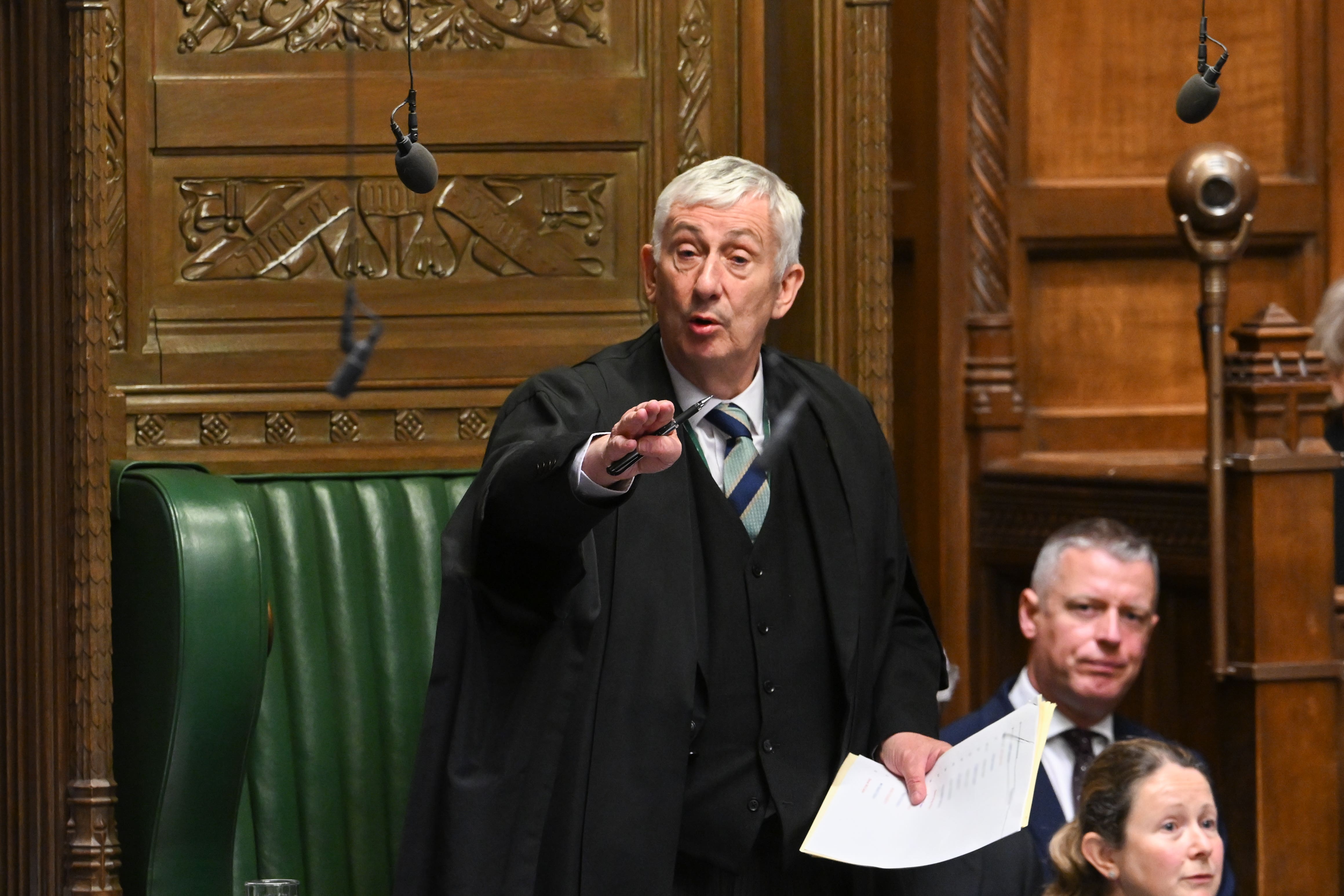 Sir Lindsay Hoyle apologised for his ‘mistake’ during Wednesday’s SNP Opposition Day debate (UK Parliament/Jessica Taylor/PA)