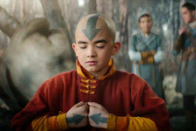 <p>Gordon Cormier as Aang in ‘Avatar: The Last Airbender'</p>
