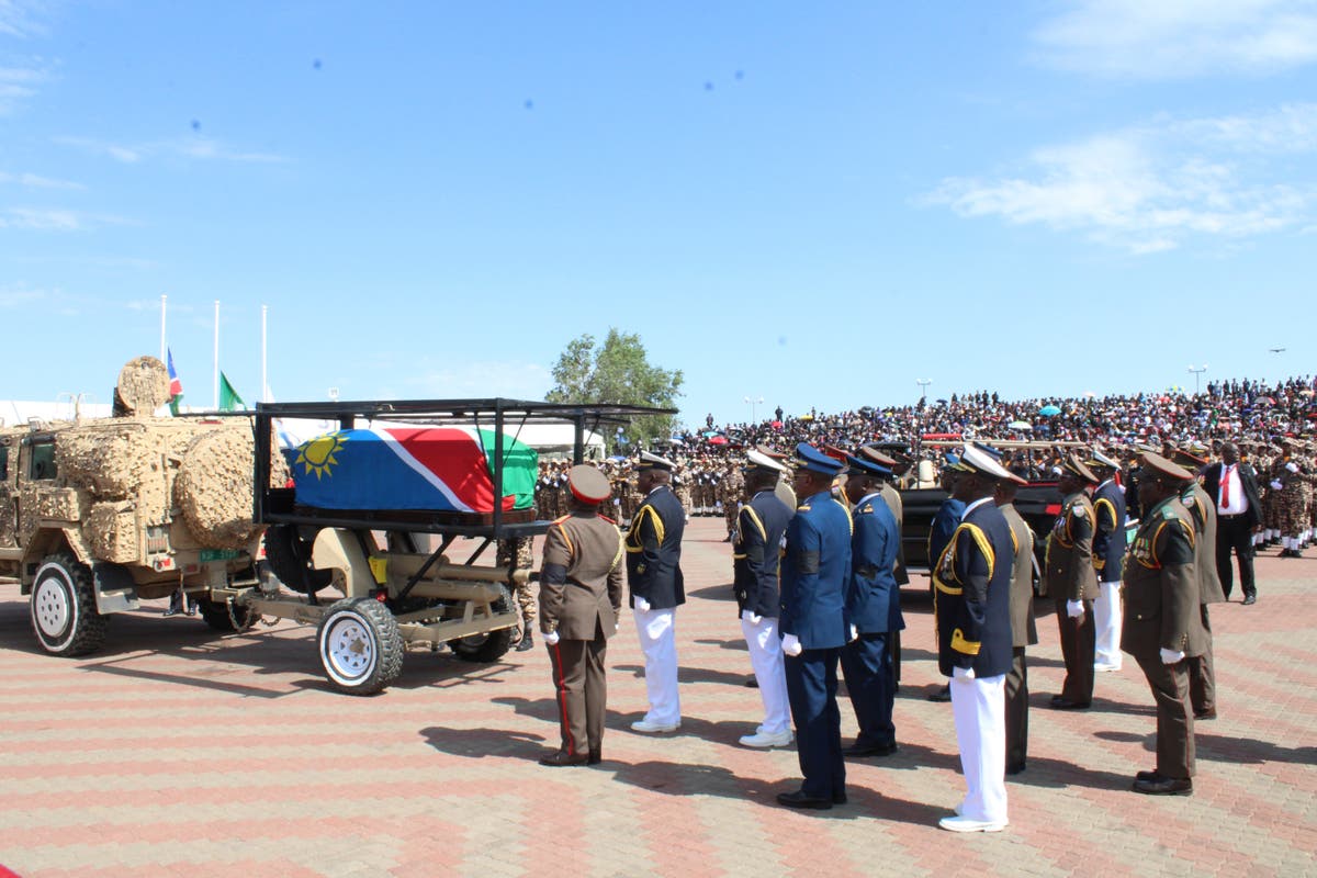 Namibian President Hage Geingob laid to rest at Heroes' Acre cemetery after state funeral