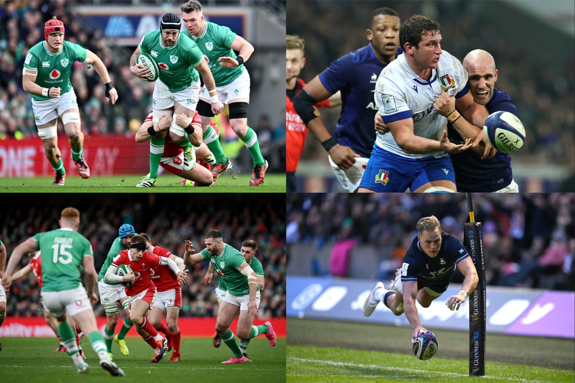 Ireland’s Caelan Doris, Italy’s Michele Lamaro, Scotland’s Duhan van der Merwe and Wales’ Cameron Winnett are among our standouts