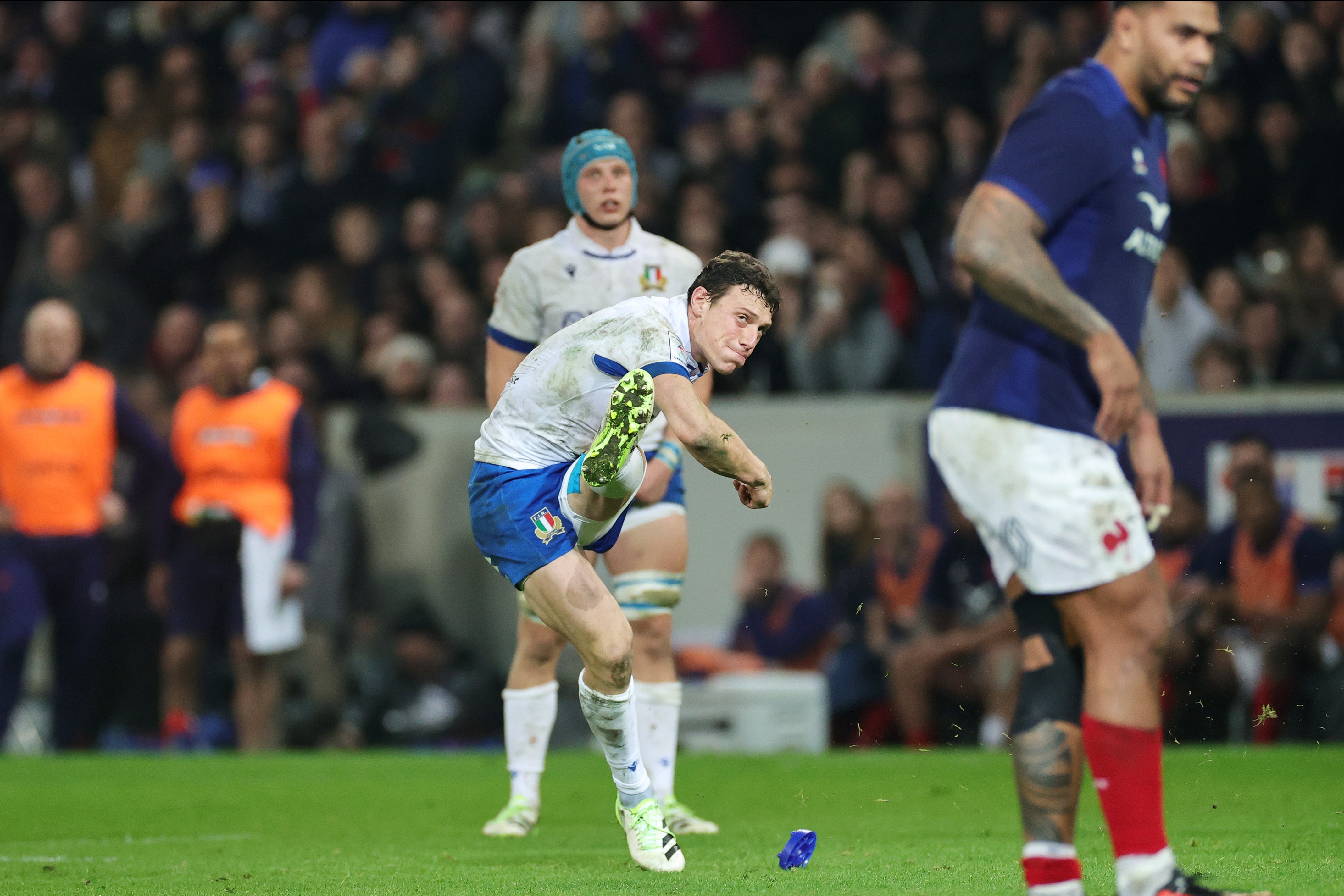 Italy were inches away from a famous victory against France