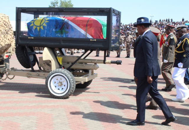 NAMIBIA-PRESIDENTE-FUNERAL