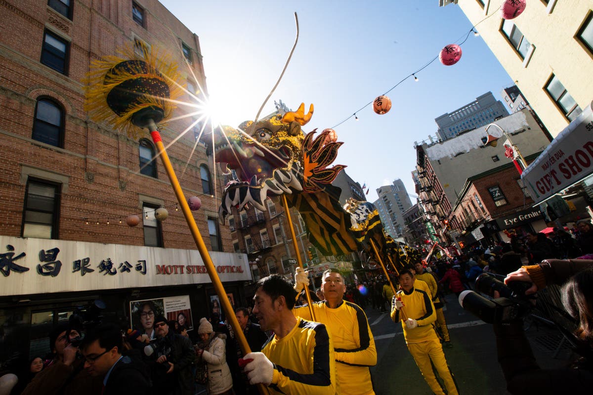 Lunar New Year parade held in Manhattan's Chinatown | The Independent