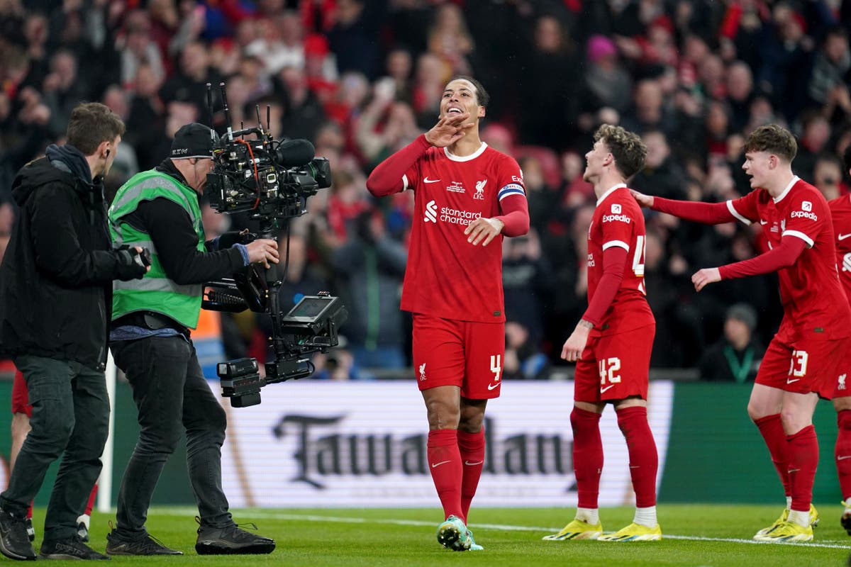 Virgil van Dijk leads Liverpool to Carabao Cup glory with winner against Chelsea