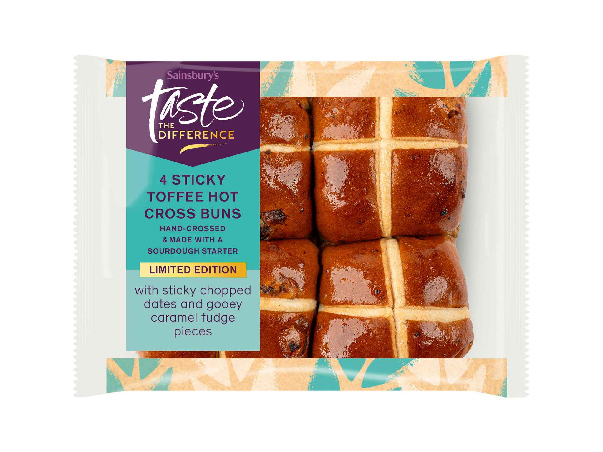 Sticky-toffee-hot-cross-buns-indybest
