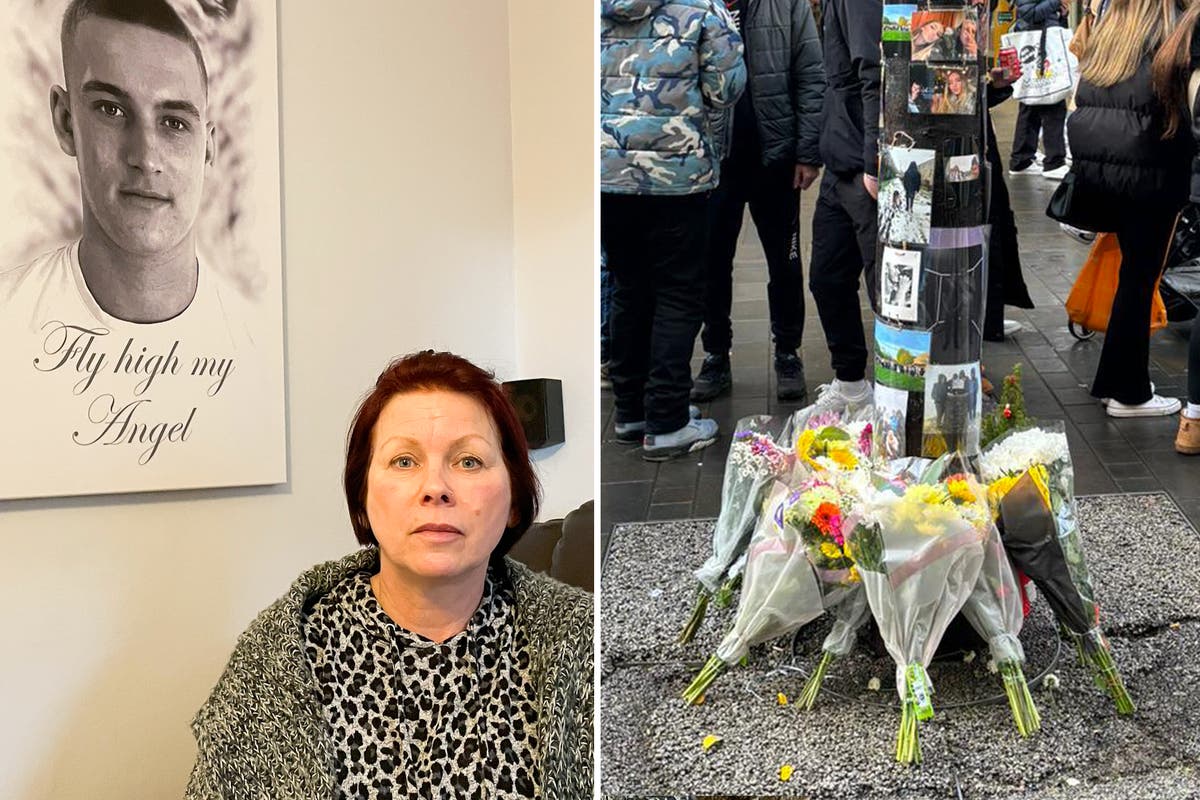 Mother’s horror as mural for ‘beautiful’ son murdered while protecting friend is stolen