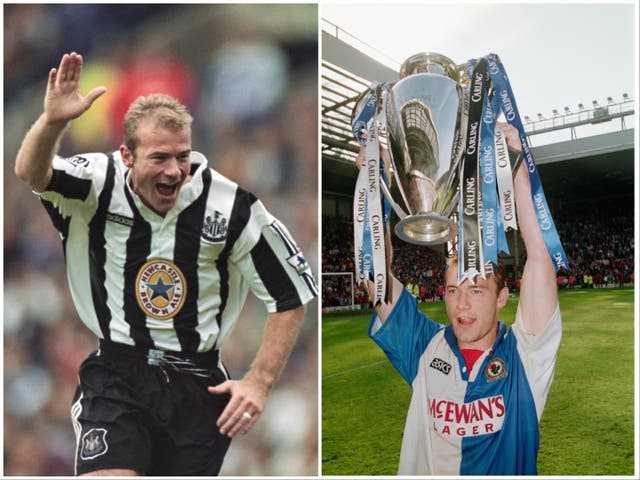 <p>Shearer scored the majority of his 260 Premier League goals for Newcastle and Blackburn </p>