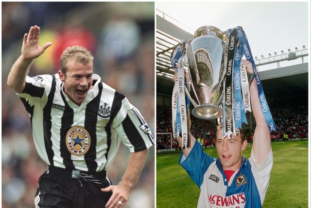 <p>Shearer scored the majority of his 260 Premier League goals for Newcastle and Blackburn </p>