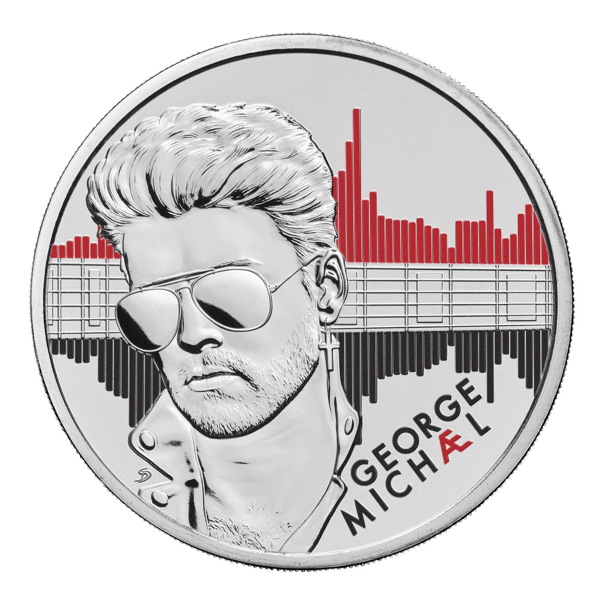 From gold records to gold coins. George Michael is now honoured with a commemorative minting 