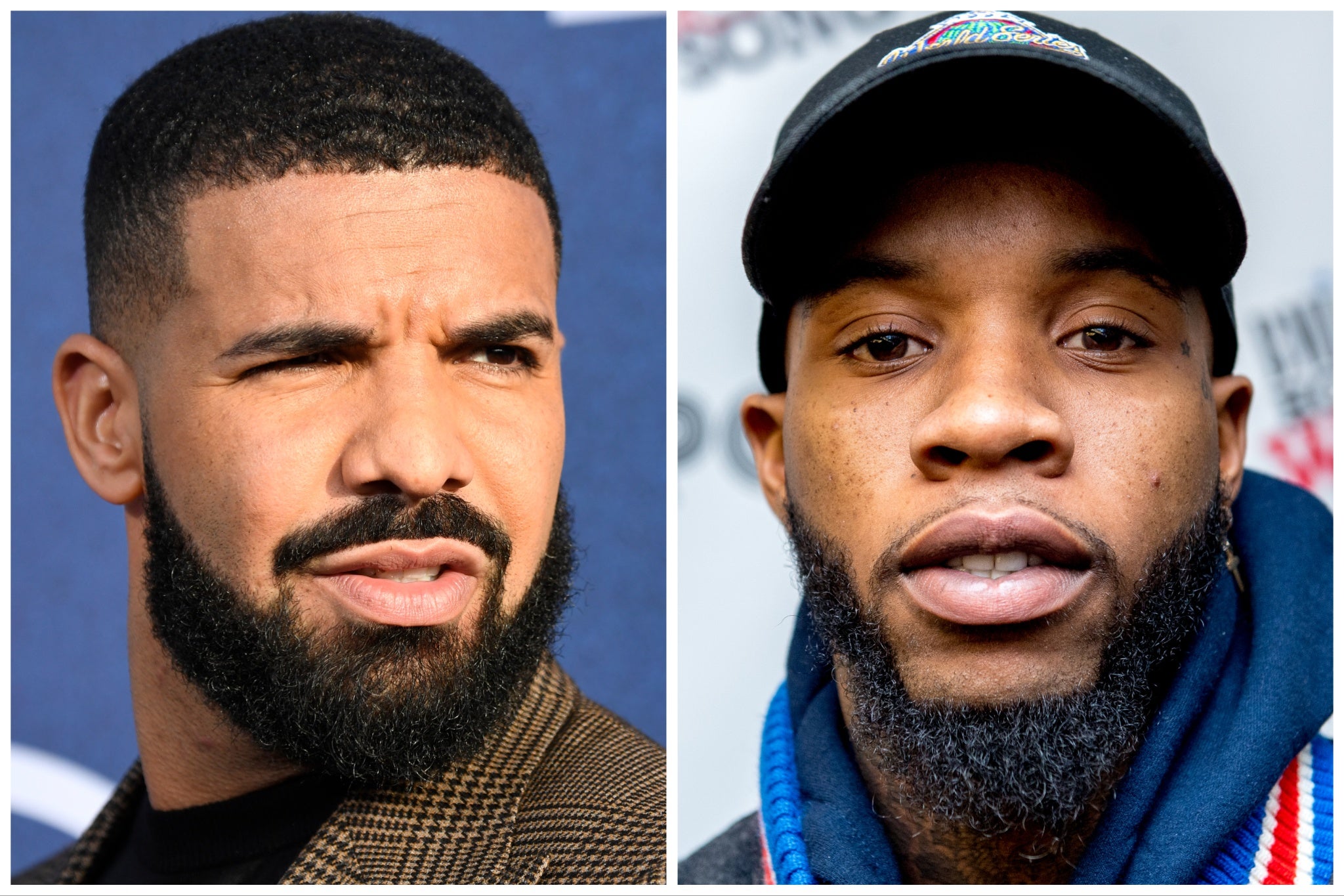 Drake (left) and Tory Lanez