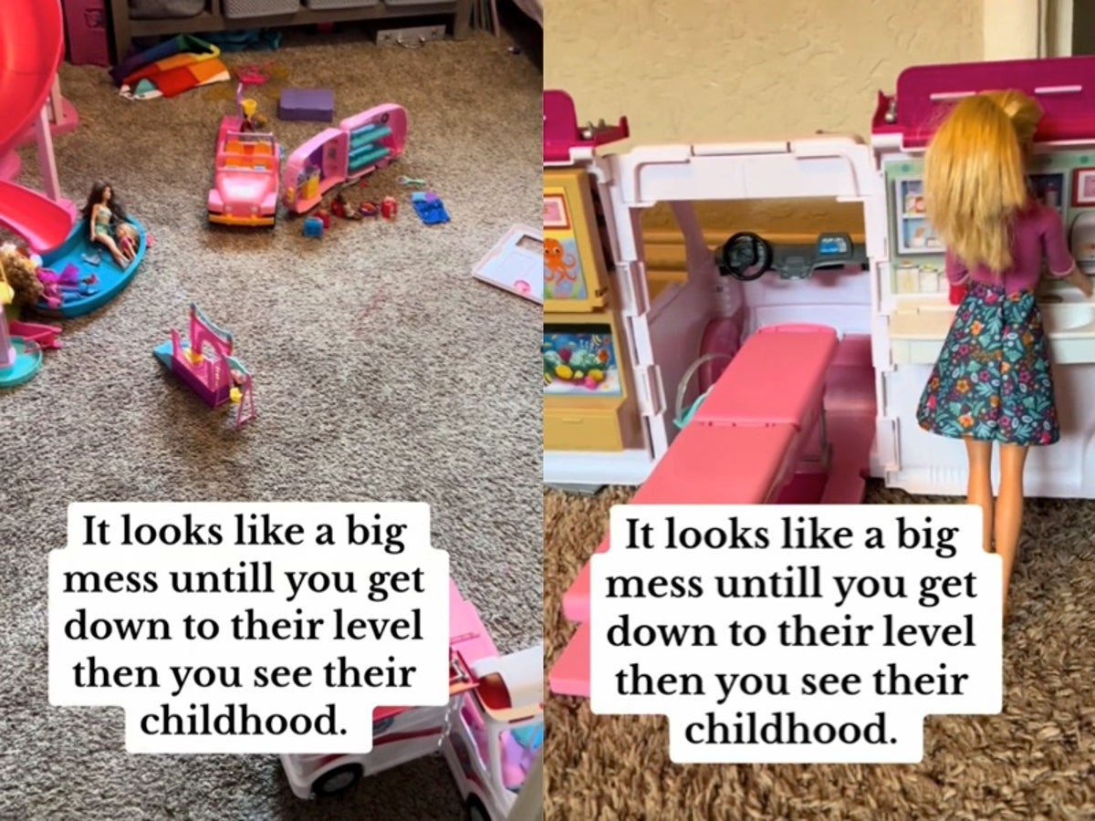 Mother applauded for her ‘beautiful’ response to daughter’s messy toys