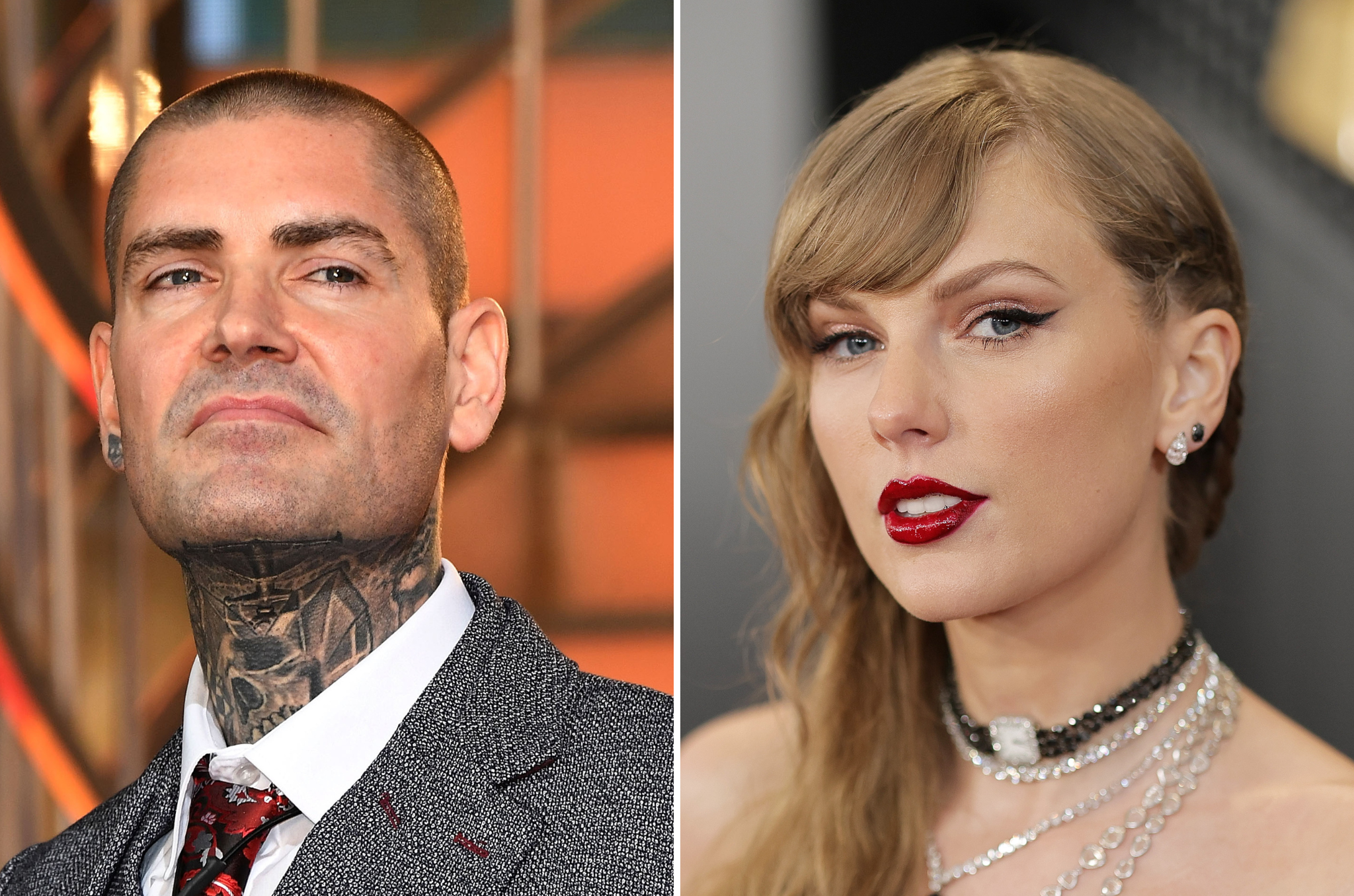 <p>Shane Lynch and Taylor Swift</p>