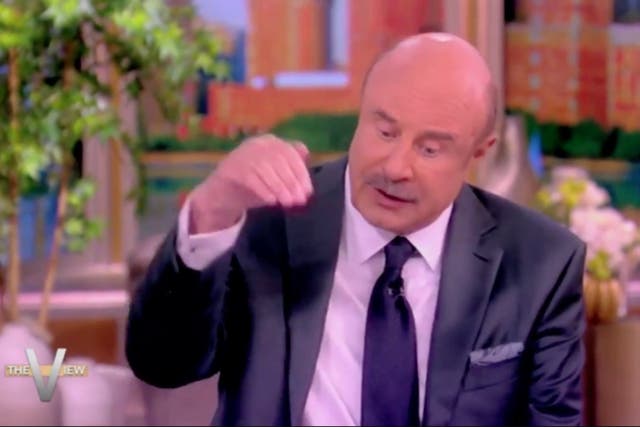 <p>Dr Phil appearing on The View</p>
