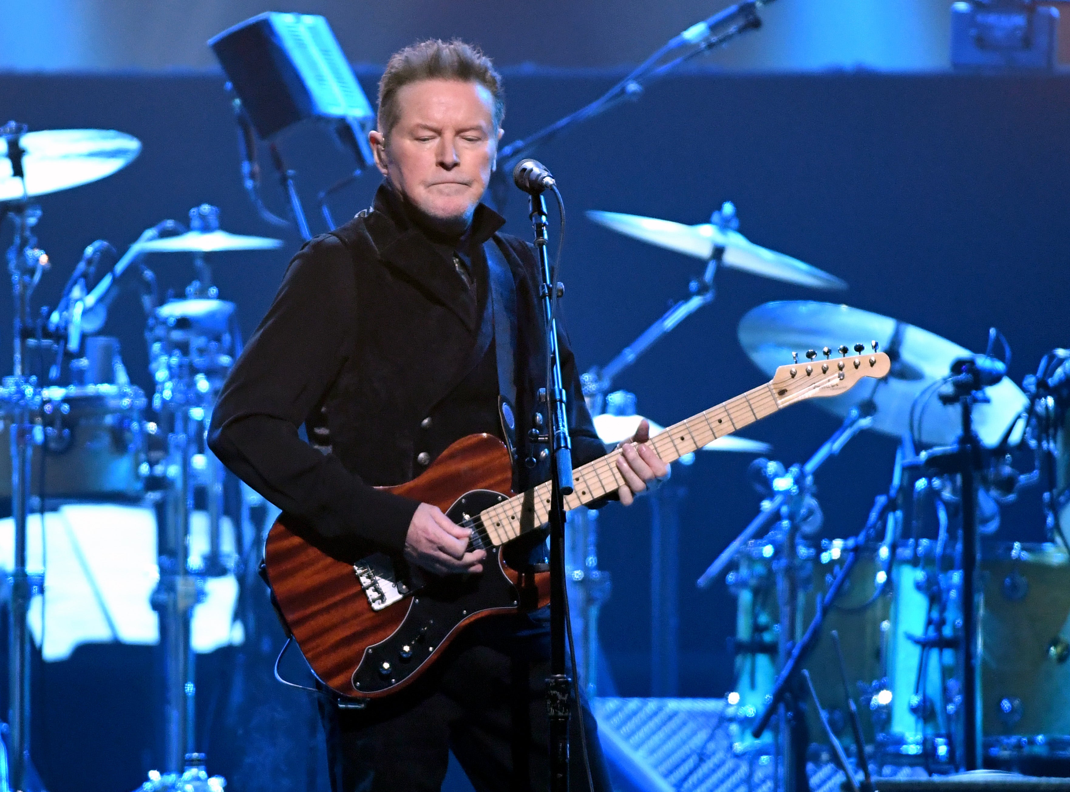 Don Henley on stage with the Eagles in Las Vegas in 2019