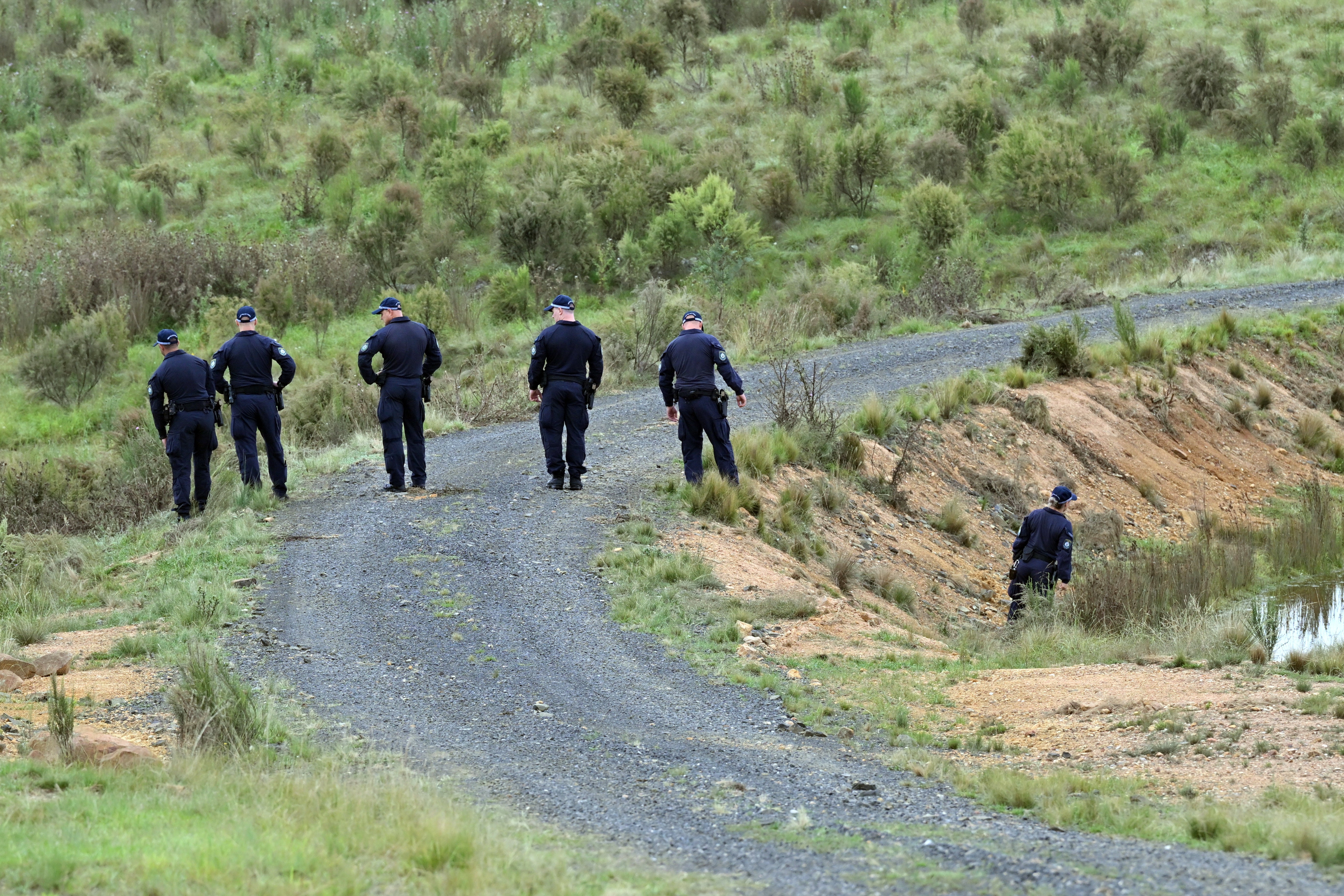Police conducted extensive searches of the area before the bodies were eventually discovered