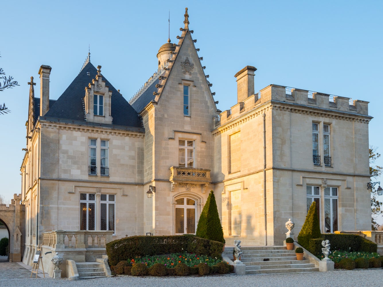 Chateau Pape Clement is just a 40-minute bus and train trip from Bordeaux city