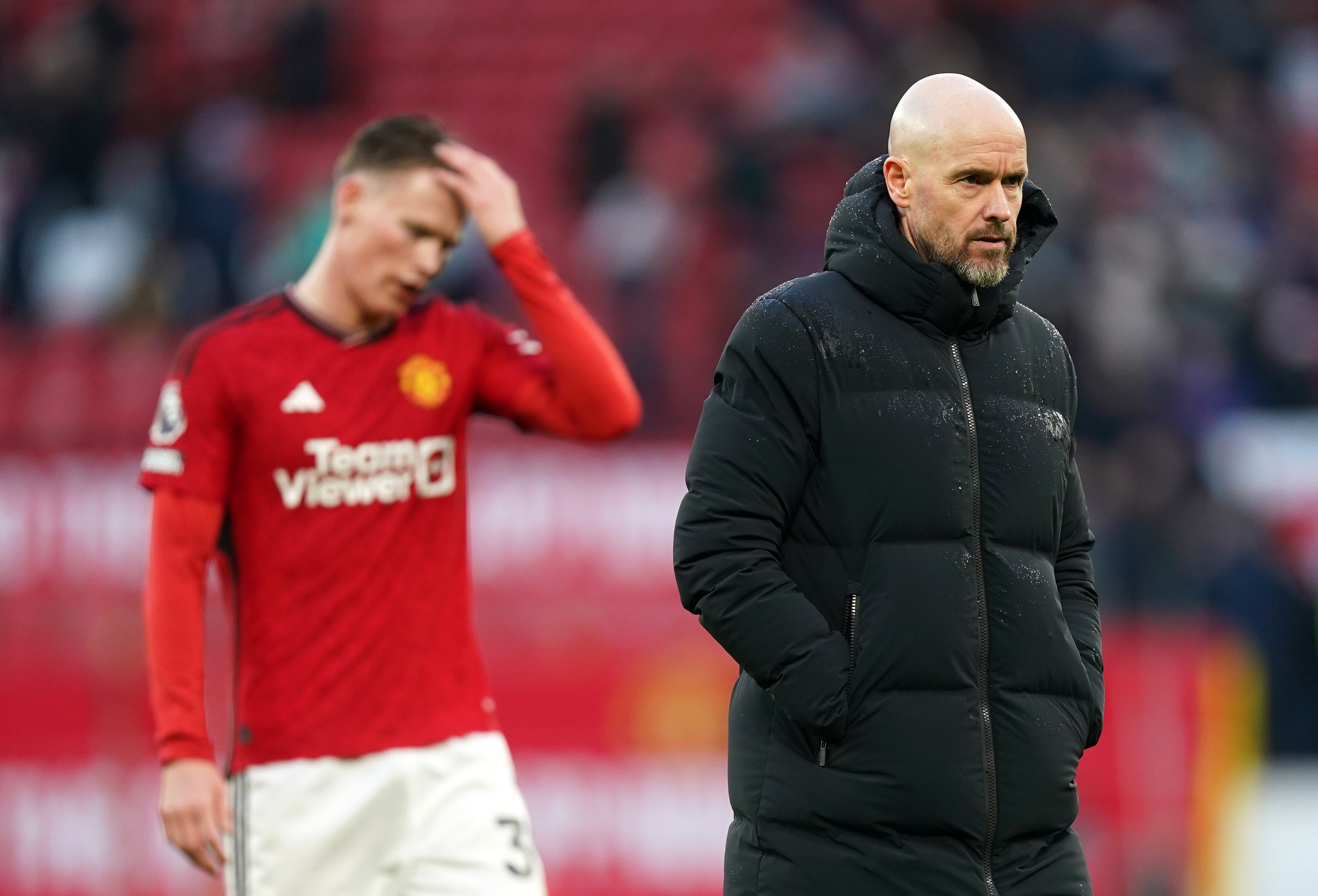 Erik ten Hag hopes his team respond positively after losing to Fulham at the weekend