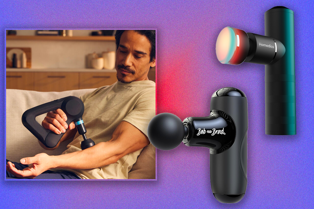 Different speed settings and attachments help you tackle muscle groups according to your needs