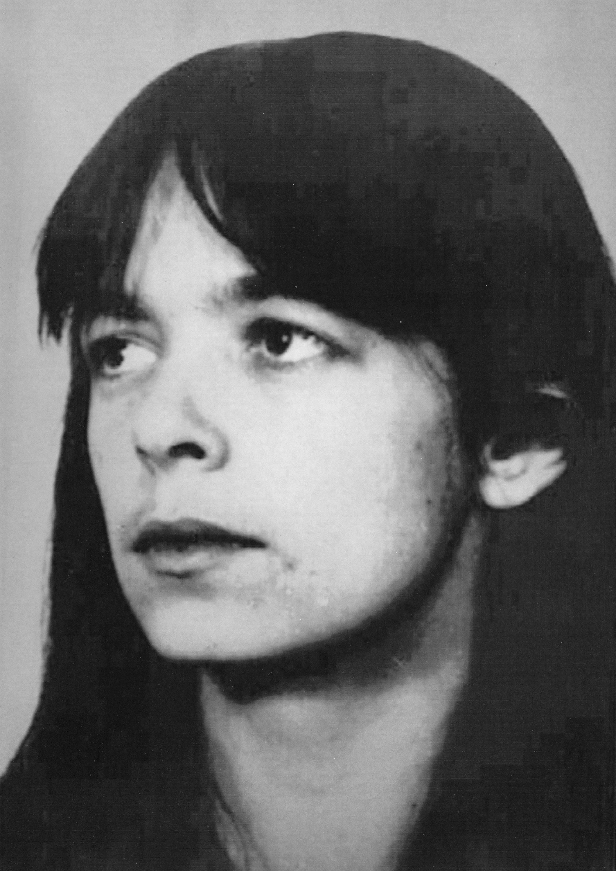 A 1988 portrait of RAF (Red Army Faction) member Daniela Klette, handed out by German police in 1993