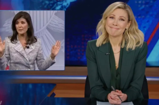 <p>Comedian Desi Lydic on ‘The Daily Show’ </p>