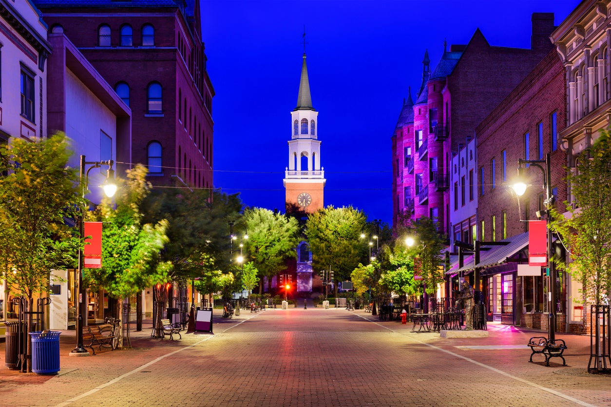 <p>Burlington, Vermont, ranked third on the list.</p>