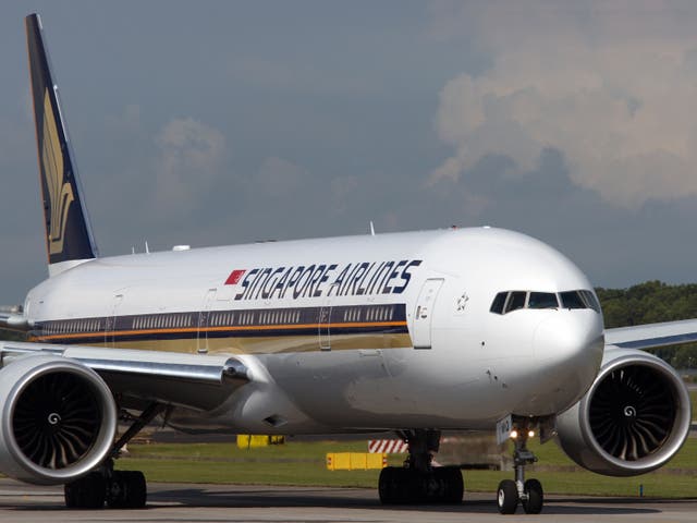 <p>Singapore Airlines Boeing 777-300, the type involved in the SQ321 incident </p>