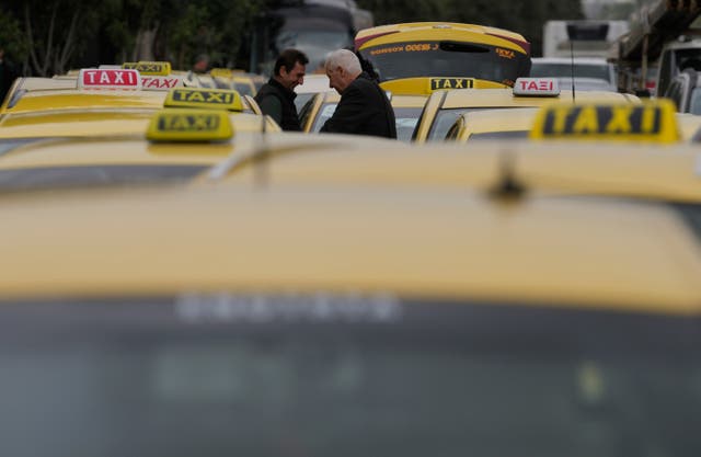 Greece Taxi Protest