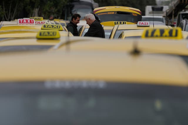 Greece Taxi Protest