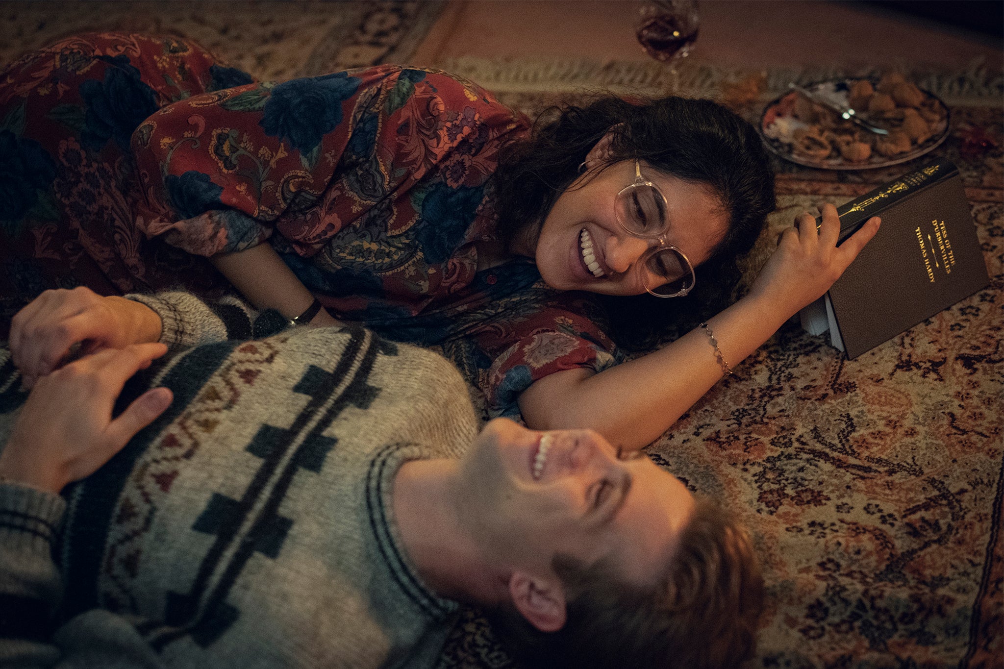 Ambika Mod and Leo Woodall in Netflix’s ‘One Day’