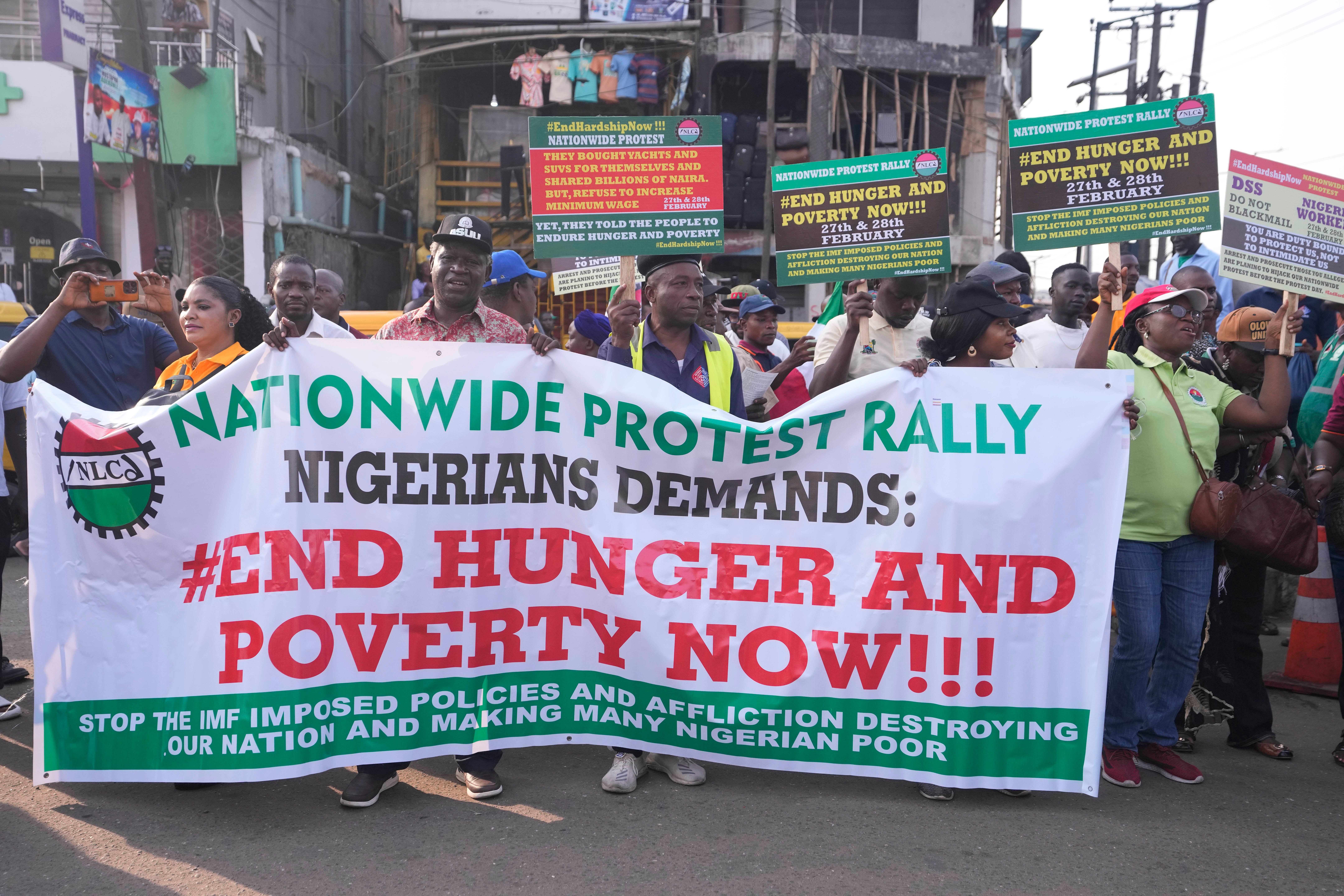 Nigeria Labor Protest