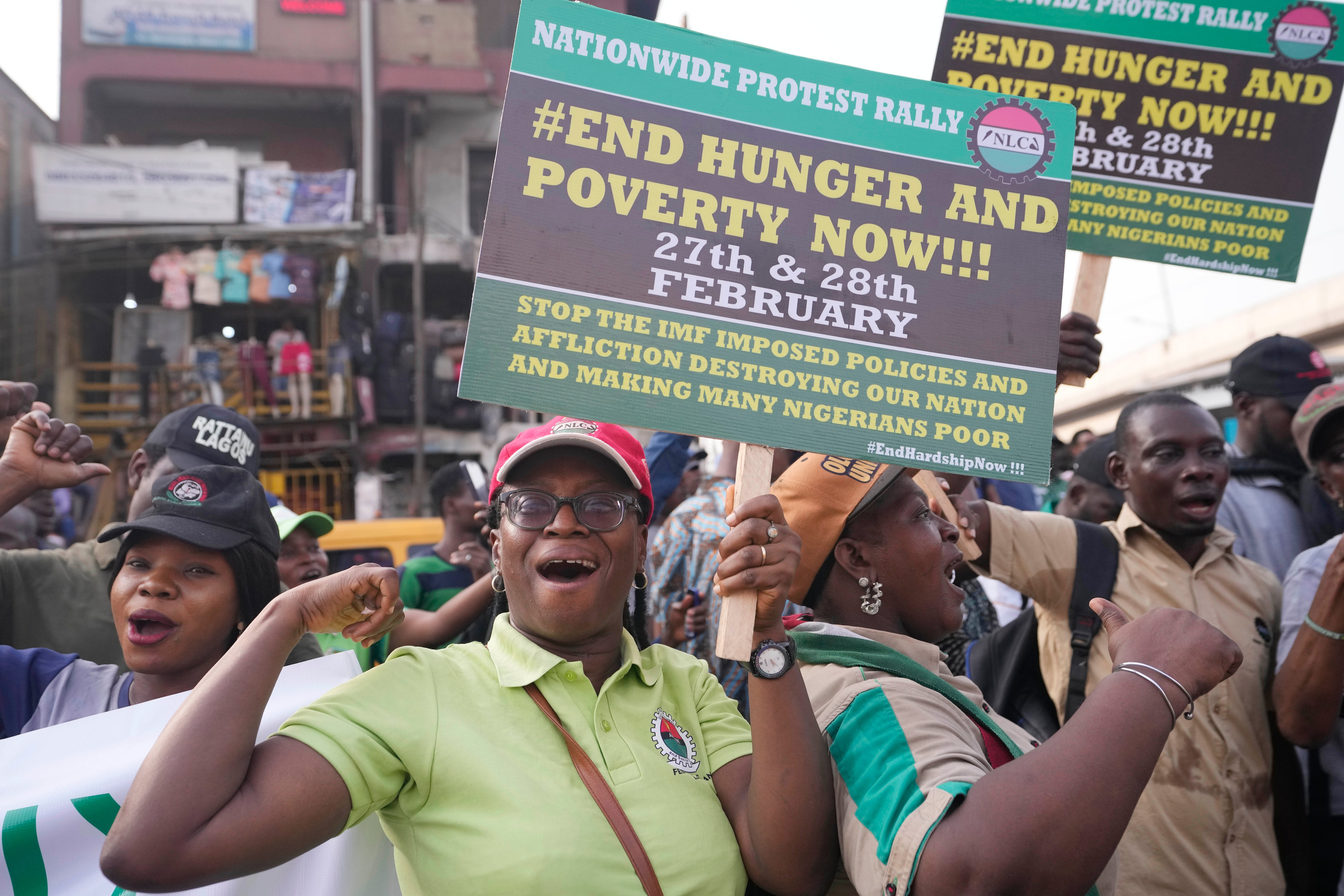 Nigeria Labor Protest