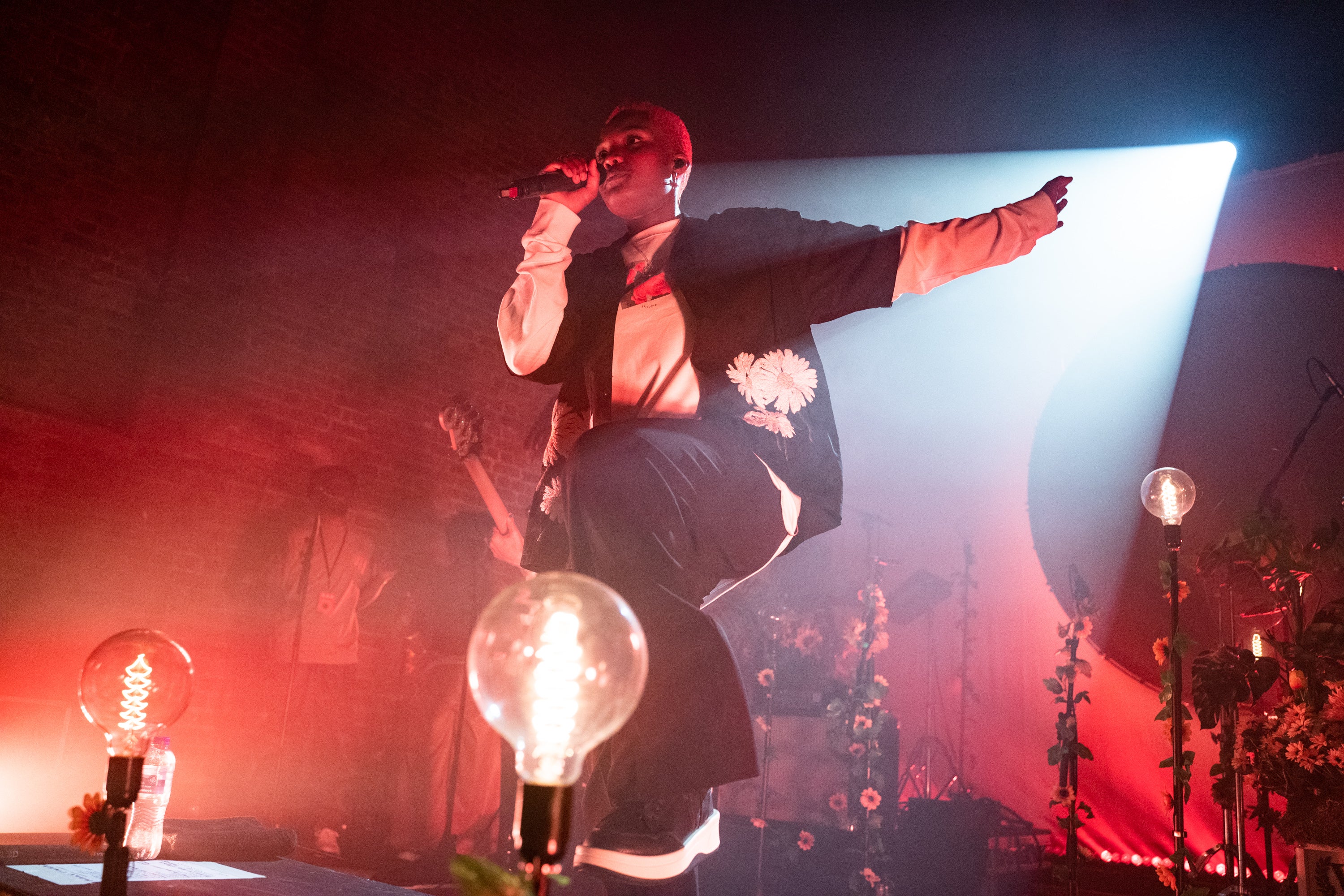 Arlo Parks performing at Village Underground in London