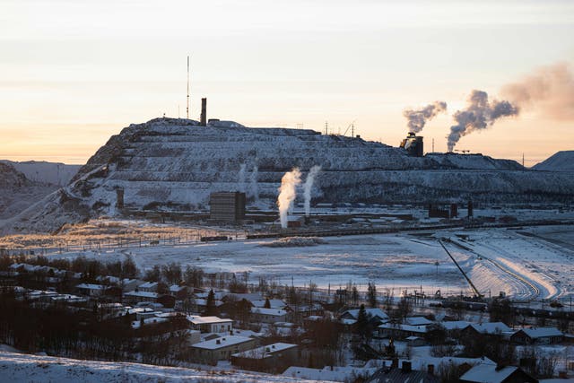 <p>Mining in Kiruna, Sweden, home to the world’s largest underground iron ore mine</p>