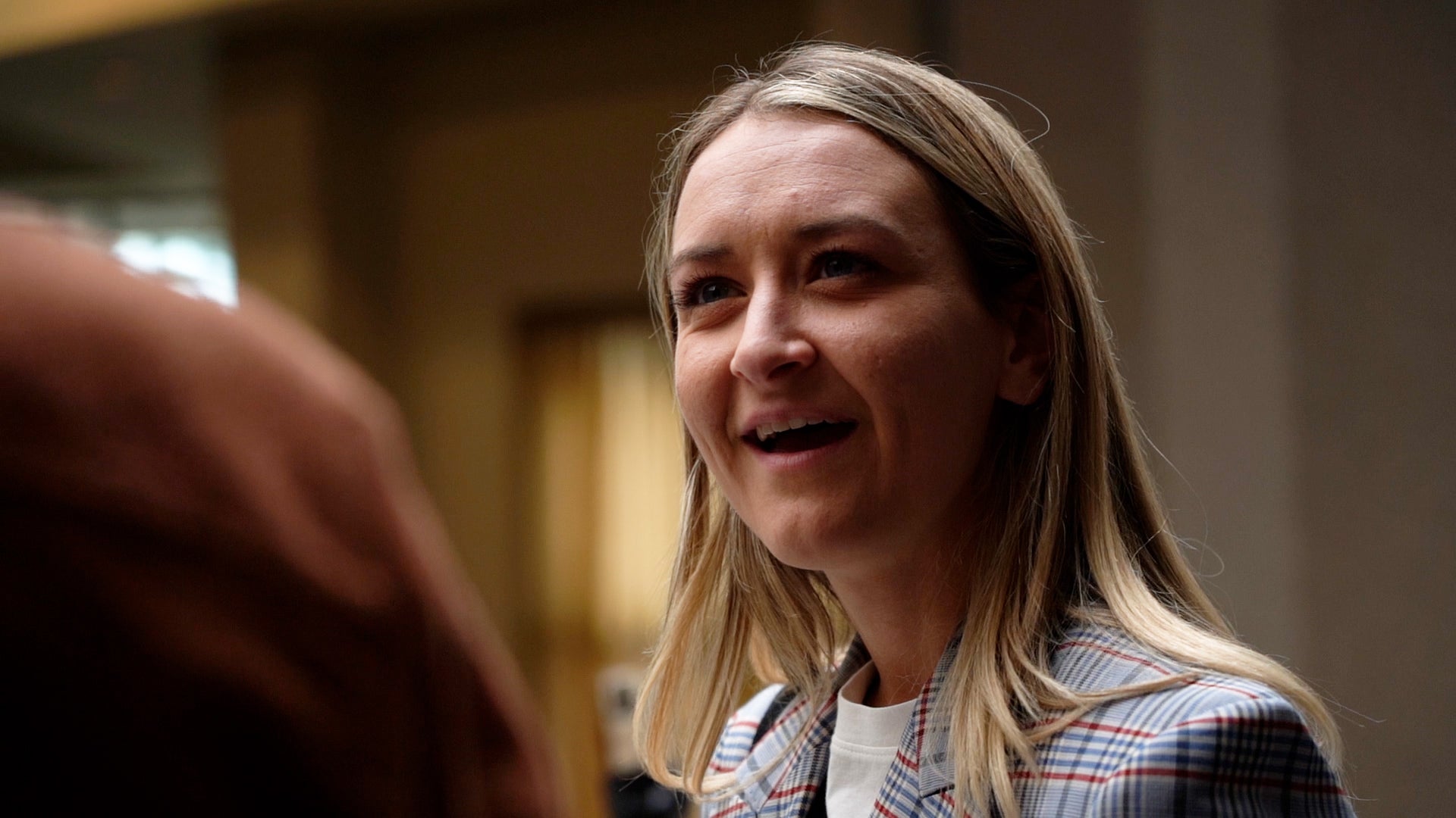 <p>Anderson Clayton attends the North Carolina Young Democrats Convention in Durham.</p>