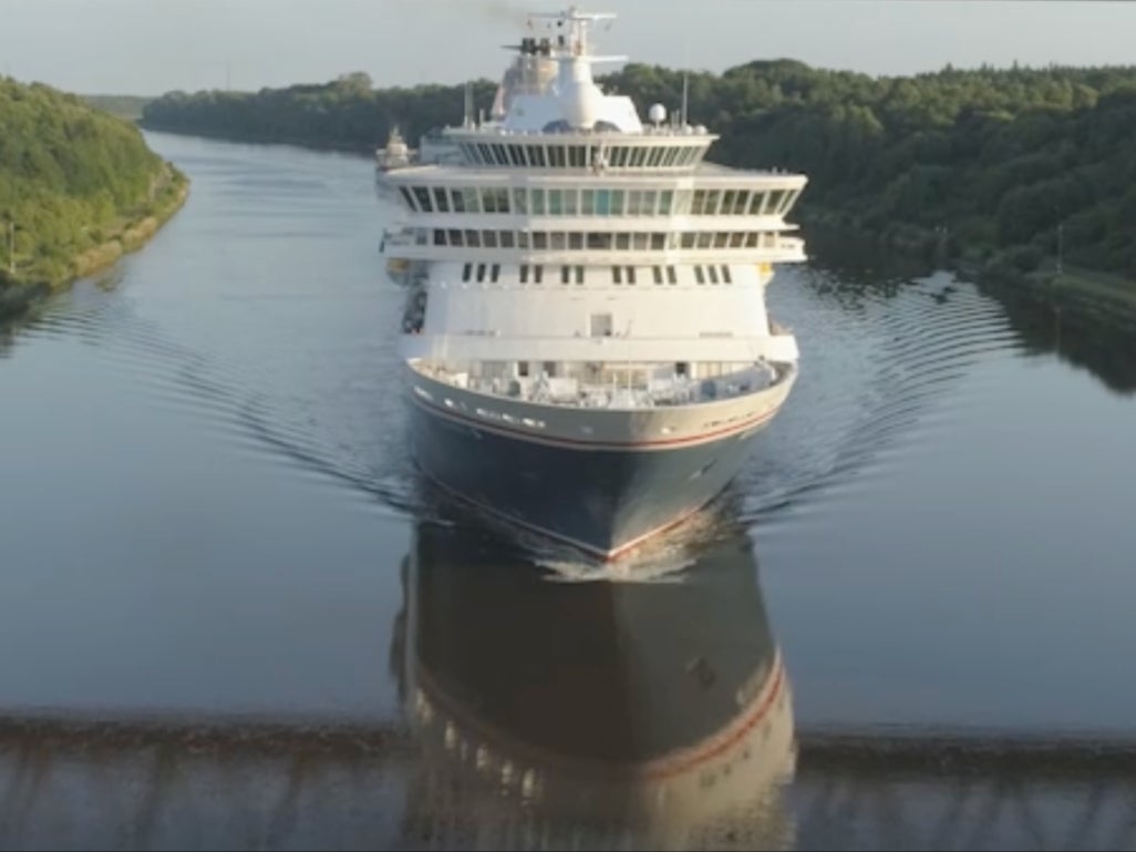 Deep clean: Balmoral will sail from Southampton to Newcastle with no passengers to allow for cleaning