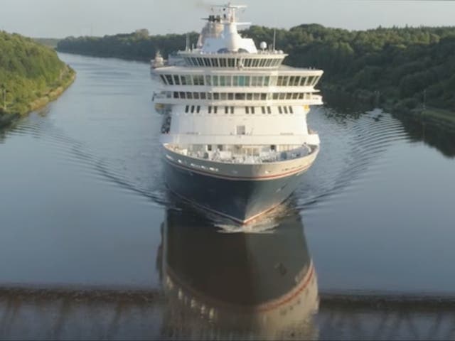 <p>Deep clean: Balmoral will sail from Southampton to Newcastle with no passengers to allow for cleaning</p>