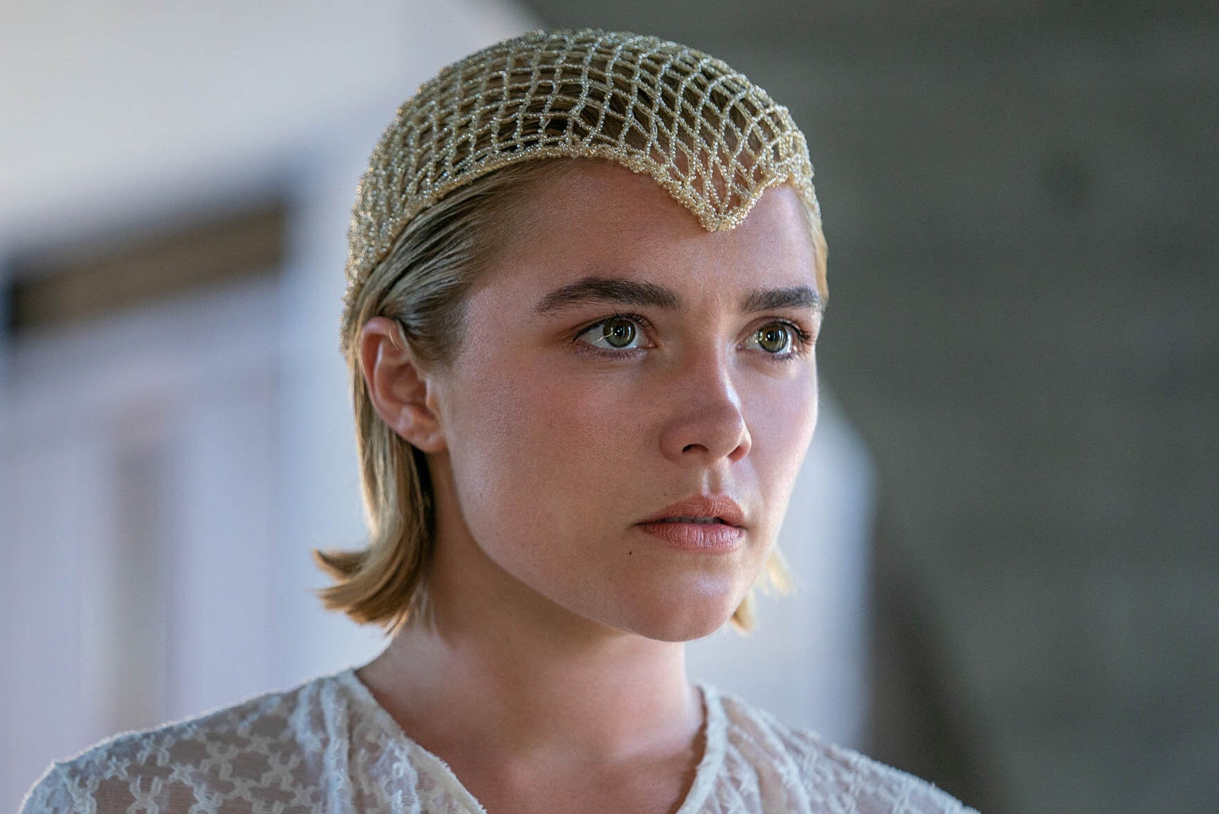 One of Florence Pugh’s few short moments of limelight in ‘Dune: Part Two'