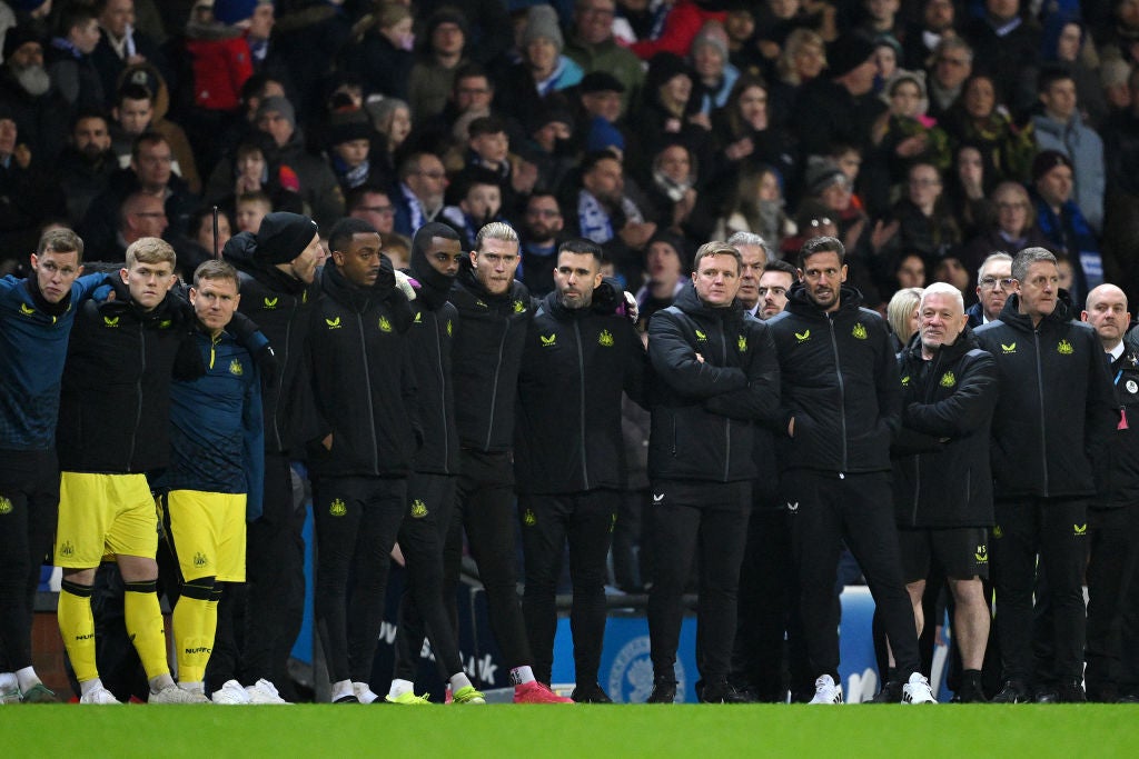 Howe watches on as Newcastle are taken to penalties at Ewood Park