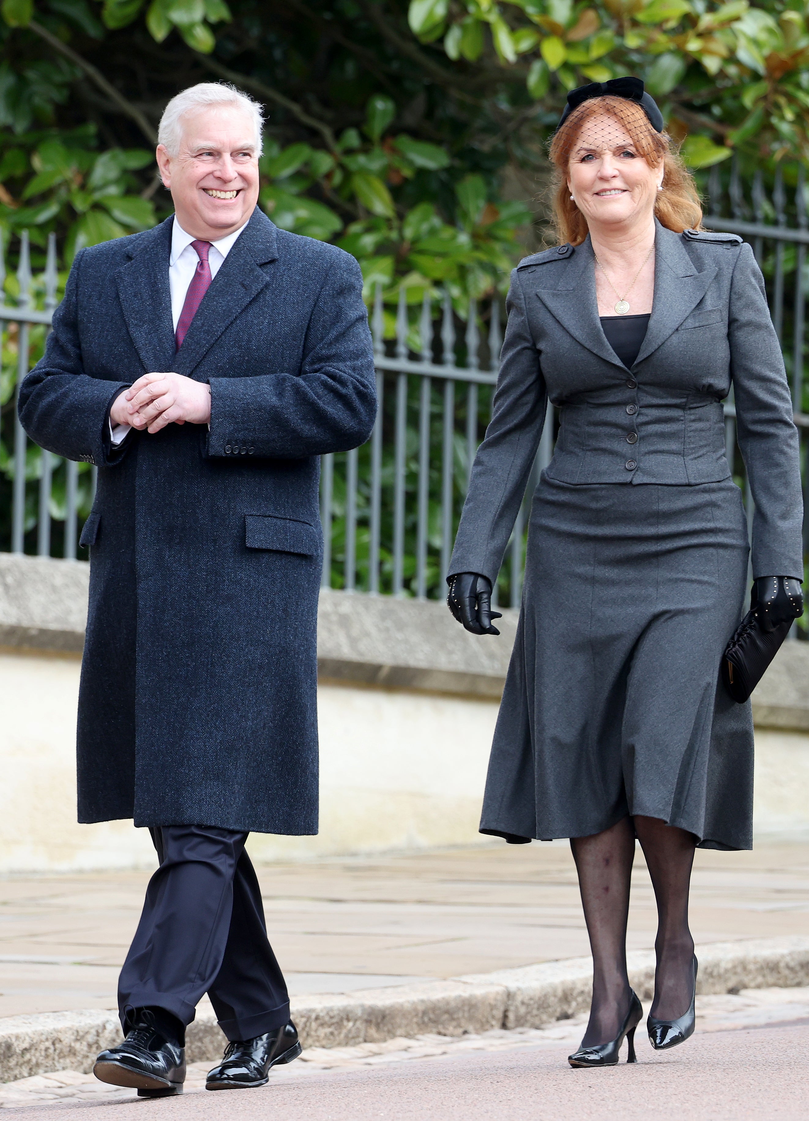 Prince Andrew alongside his ex-wife Sarah Ferguson who was diagnosed with malignant melanoma, a form of skin cancer, this year