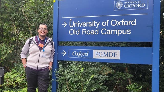 <p>Mohammed Alhabil had returned from the opportunity of a lifetime where he spent two months studying medicine at the University of Oxford</p>