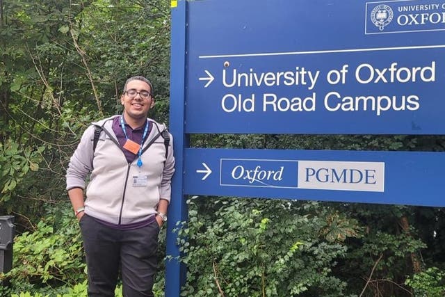<p>Mohammed Alhabil had returned from the opportunity of a lifetime where he spent two months studying medicine at the University of Oxford</p>