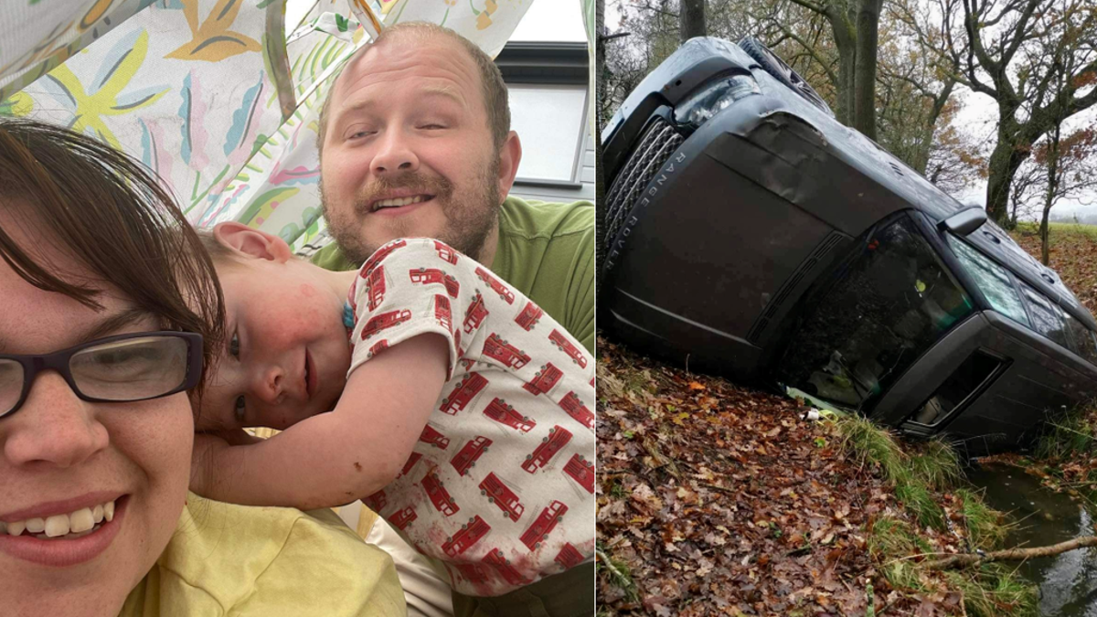 Blind man used phone app to rescue dad from car after it fell down 10 foot verge - Vimarsana News
